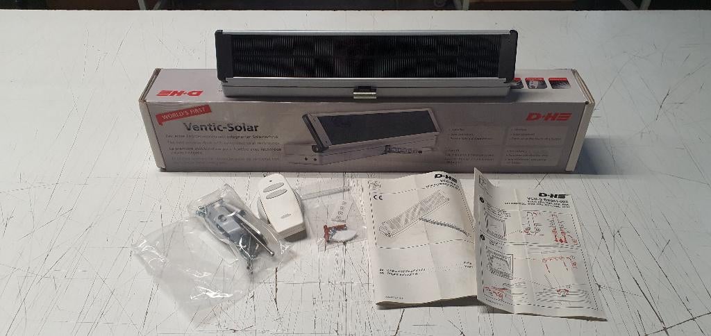 Velux Dakraam Elektrische Opener Solar – D+H Ventic Set, Ophalen of Verzenden, Nieuw, Minder dan 80 cm, Dakraam