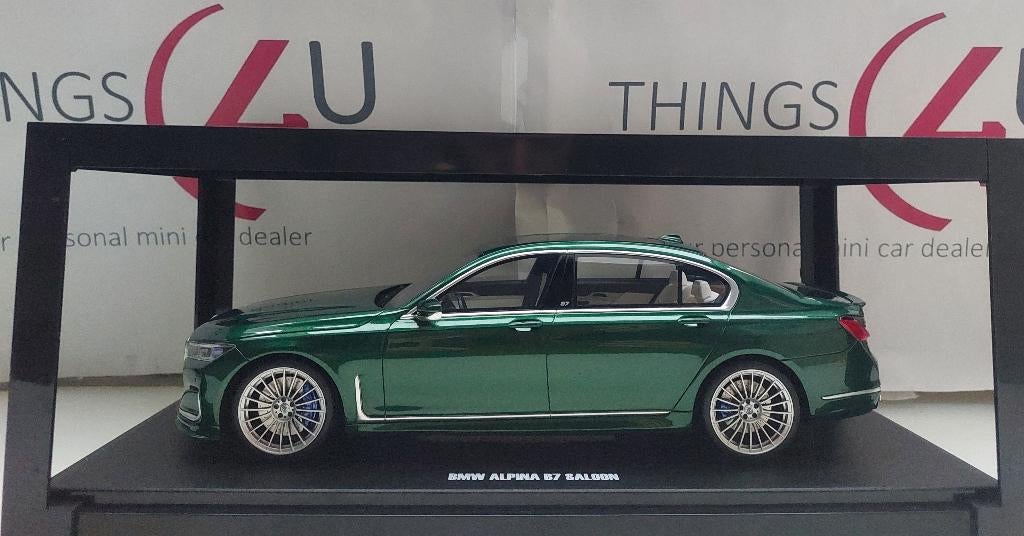 GT Spirit 1:18 BMW Alpina B7 (G12) 2022 donkergroen, Ophalen of Verzenden, Nieuw, Auto, Overige merken