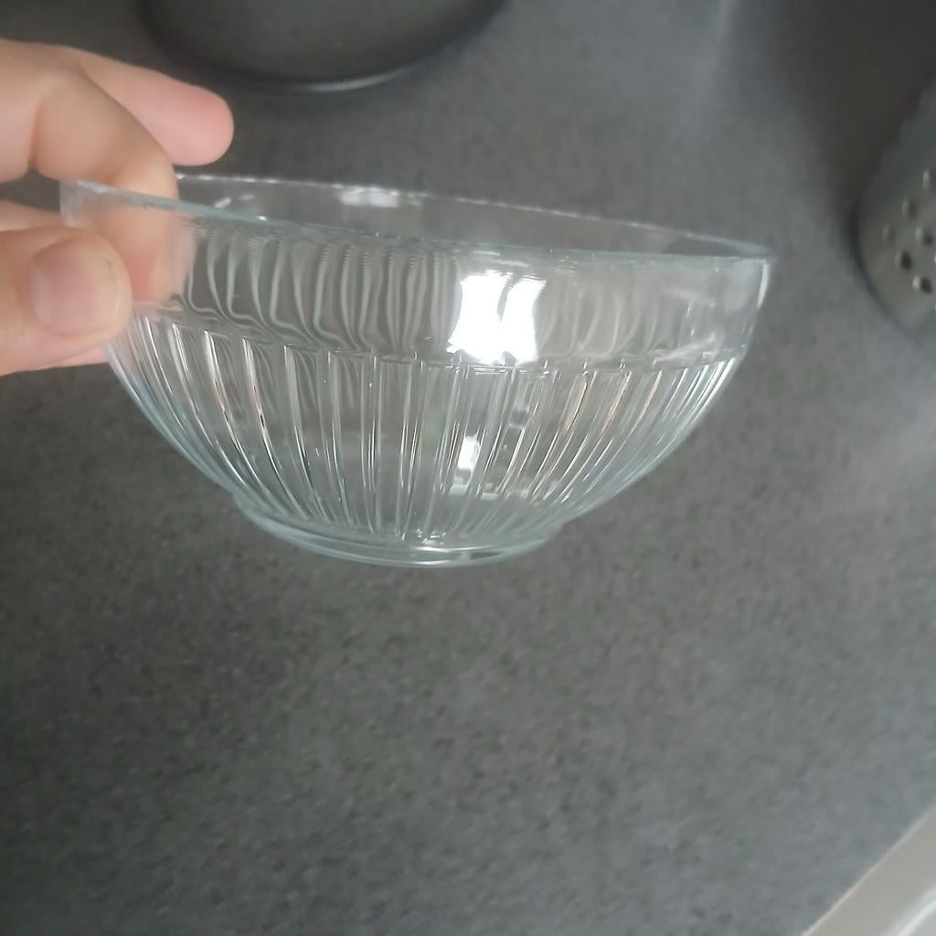 8 glazen soepkommen, Ophalen, Schaal, Rond, Nieuw