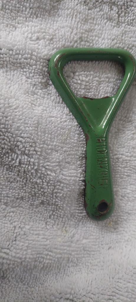 Emaille PHOENIX BIER FLESSEN OPENER, Verzamelen, Biermerken, Ophalen of Verzenden, Gebruikt, Flesopener, Overige merken