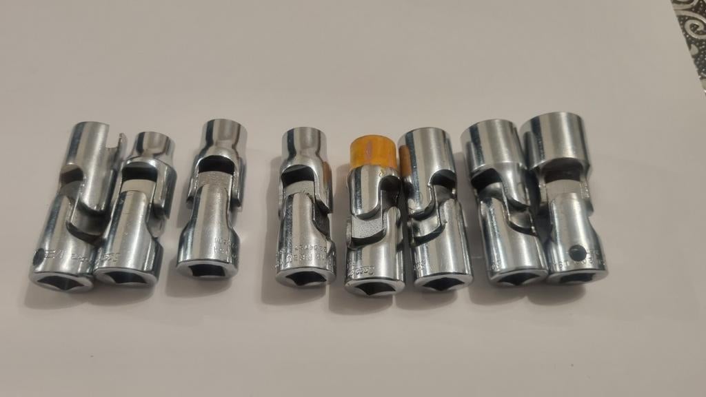 Snap-On Set van 8 doppen met kruiskoppeling, Doe-het-zelf en Verbouw, Gereedschap | Handgereedschap, Ophalen of Verzenden