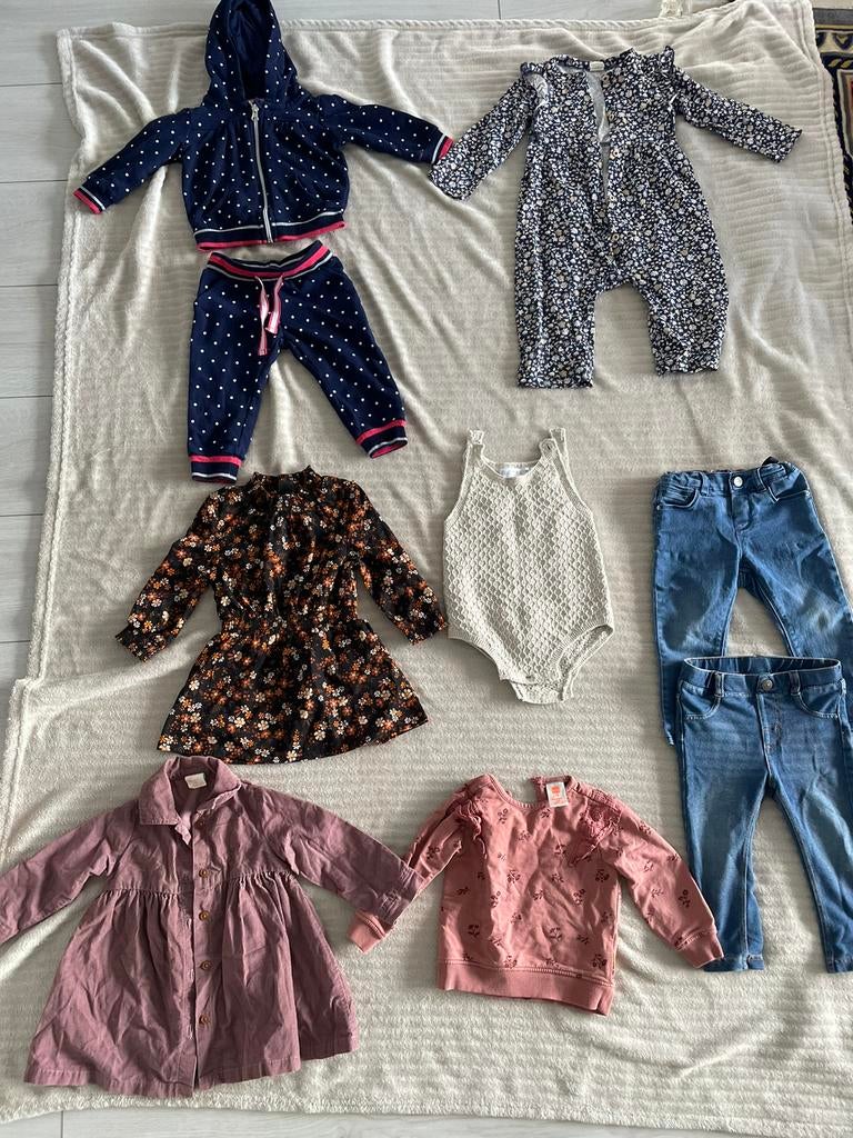 meisjes kleding pakket 74/80, Ophalen of Verzenden, Zo goed als nieuw, Maat 74