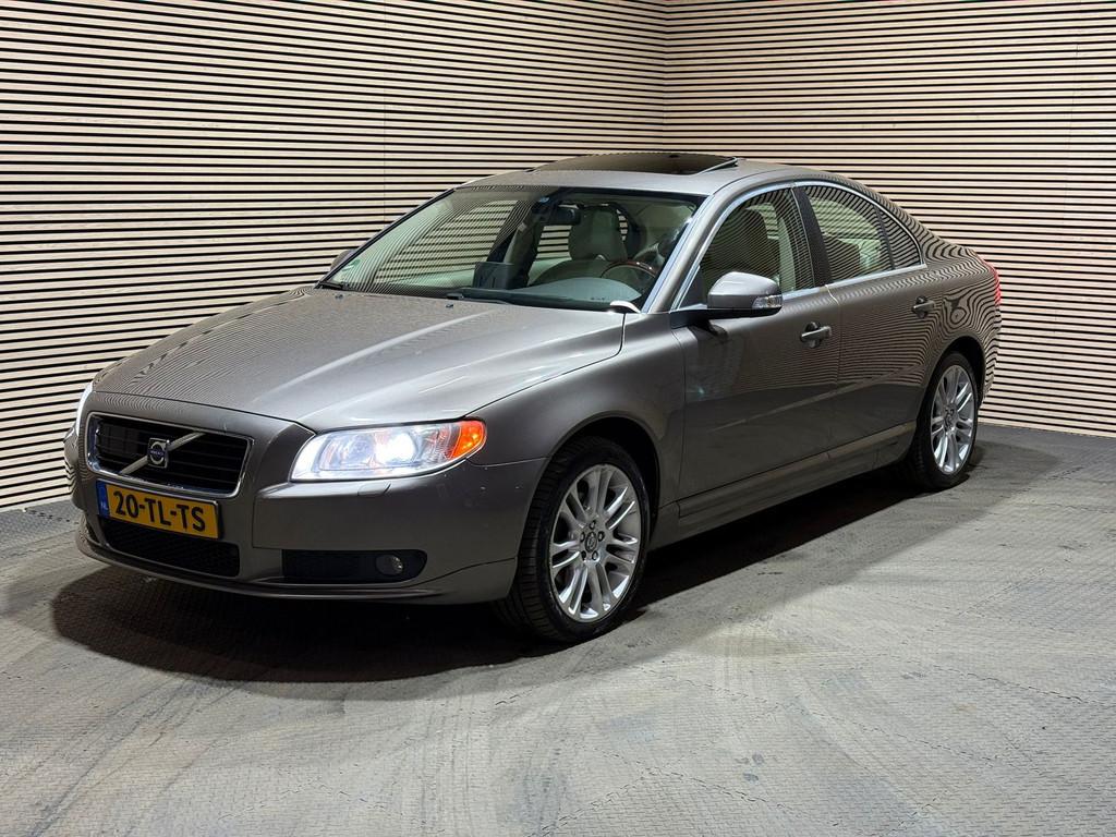 Volvo S80 3.2 Summum | LPG | Automaat | Trekhaak | Dakje, Auto's, 238 pk, Beige, 1595 kg, Traction-control