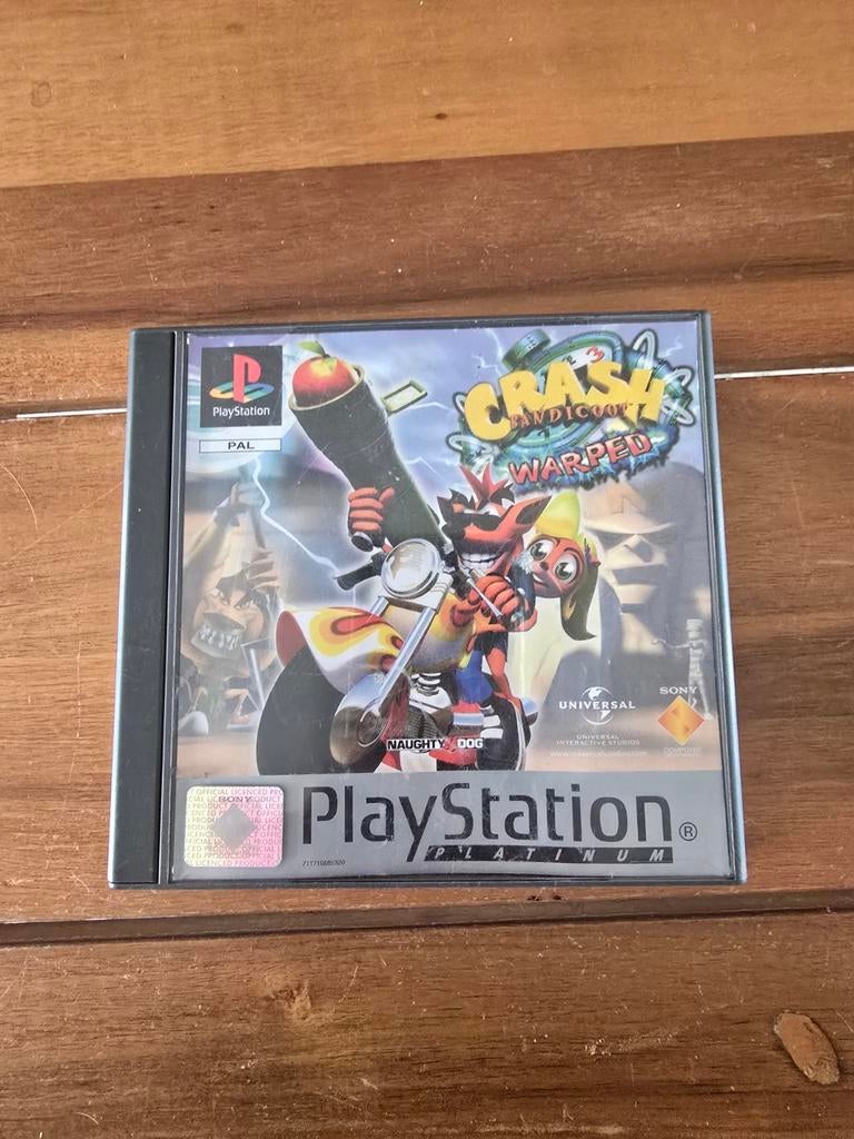 Crash Bandicoot 3: Warped - PlayStation 1 (PAL), Spelcomputers en Games, Gebruikt, 1 speler, Ophalen of Verzenden, Vanaf 3 jaar