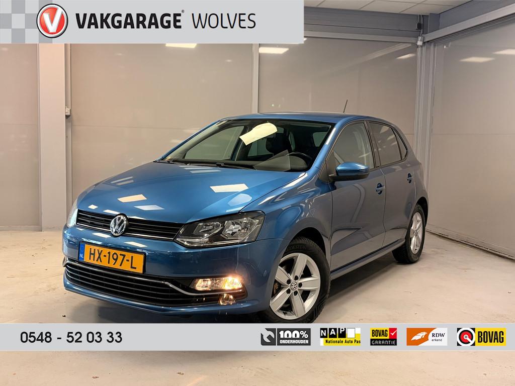 Volkswagen Polo 1.2 TSI Highline | CRUISE | CLIMA | PARKPILO, Auto's, Stof, 4 cilinders, Blauw, Origineel Nederlands