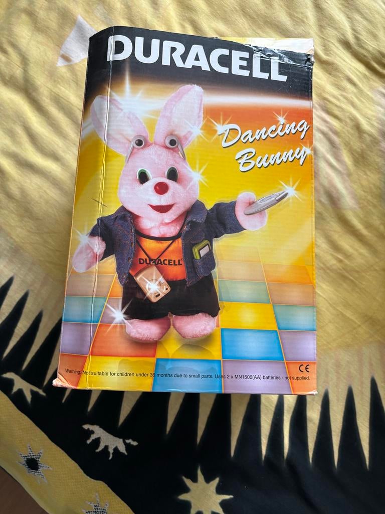 Duracell konijn Dancing Bunny met originele doos, Ophalen of Verzenden, Zo goed als nieuw, Jongen of Meisje