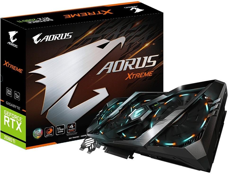 RTX 2080 Ti Aorus Xtreme 11gb, Computers en Software, Videokaarten, PCI-Express 3, Gebruikt, GDDR6, Ophalen of Verzenden