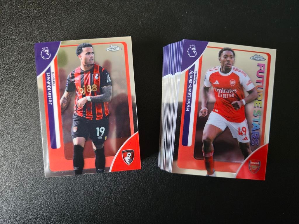 Complete sets premium voetbal kaarten van oa Topps en Panini, Verzenden, Nieuw, Meerdere plaatjes