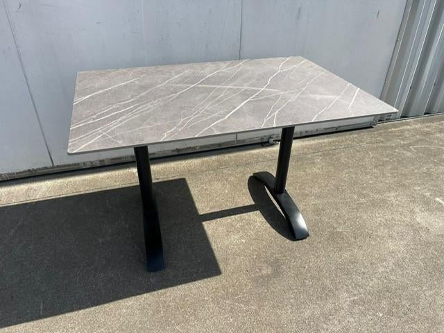 12 horeca terrastafels marmerlook grijs trespa volkern zgan, Ophalen, Zo goed als nieuw