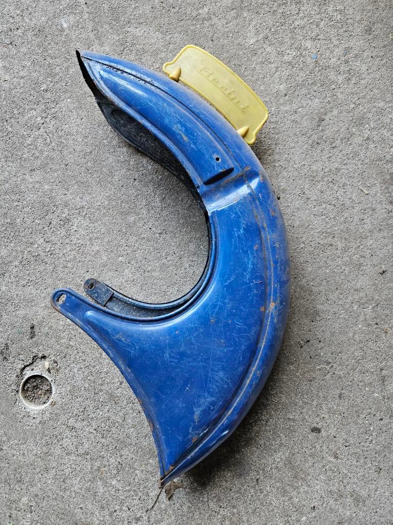 Spatbord met geel plaatje Berini, Overige merken, Gebruikt, ., Ophalen of Verzenden