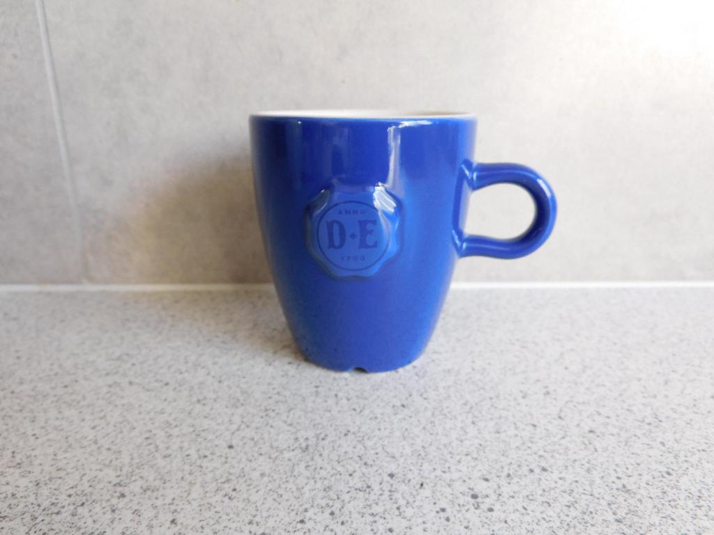 Senseo Mok Blauw Zegel Mosa Douwe Egberts, Ophalen of Verzenden, Zo goed als nieuw, Overige stijlen, Kop(pen) en/of Schotel(s)