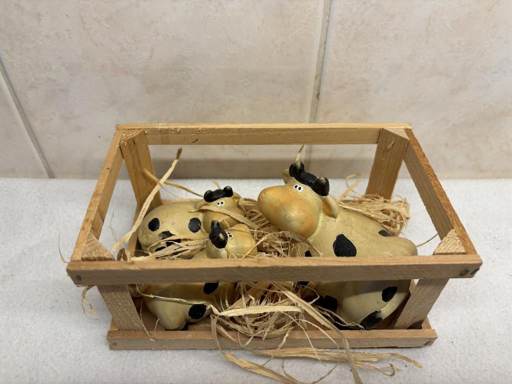 Houten Krat(je) Koeien, Ophalen of Verzenden