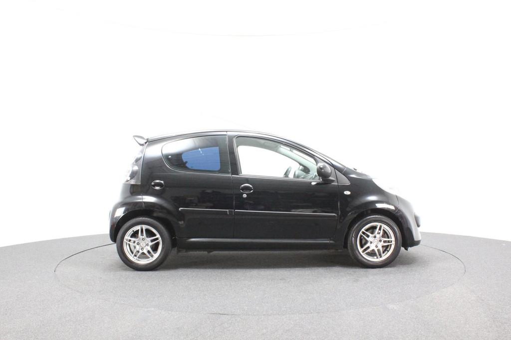 Citroen C1 1.0-12V Sport | Airco | Half-lederen bekleding |, Voorwielaandrijving, Gebruikt, Zwart, 4 stoelen