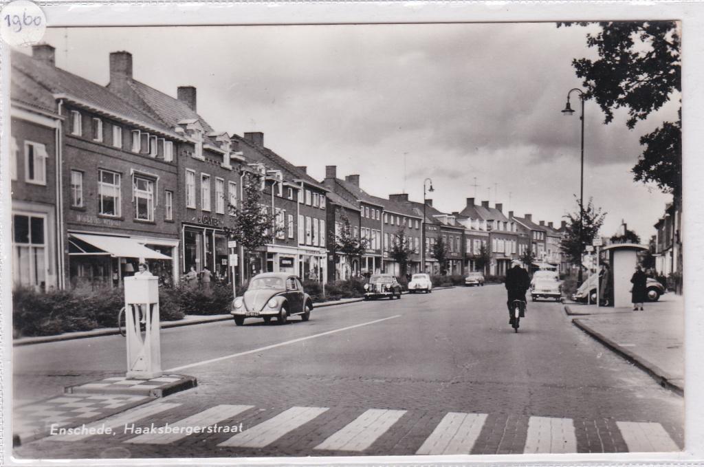 GA1275 Enschede Haaksbergerstraat Twente Boekelo Hengelo, Verzenden, 1960 tot 1980, Gelopen, Overijssel