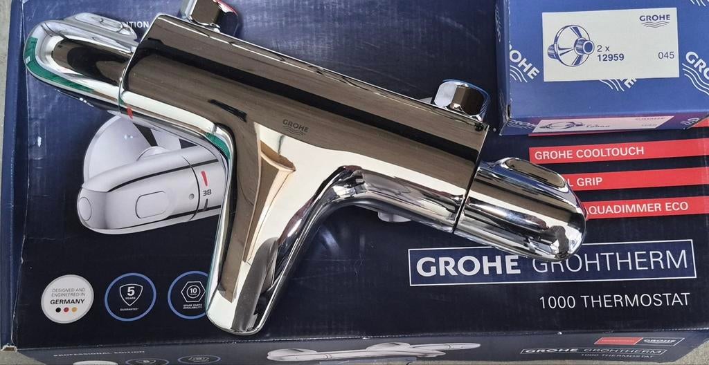Grohe 1000 Thermostatische Badmengkraan 34816003 NIEUW, Ophalen of Verzenden, Nieuw, Bad