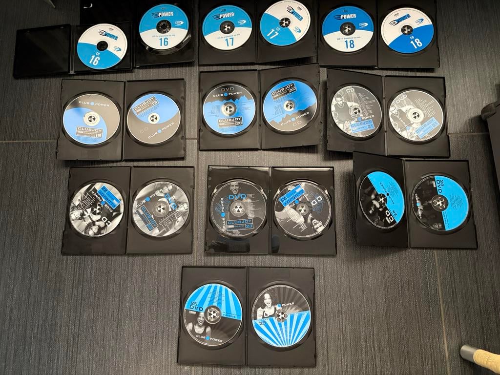 10 x club joy power instructie dvd en cd 16-25, Cursus of Instructie, Alle leeftijden, Ophalen of Verzenden, Gebruikt