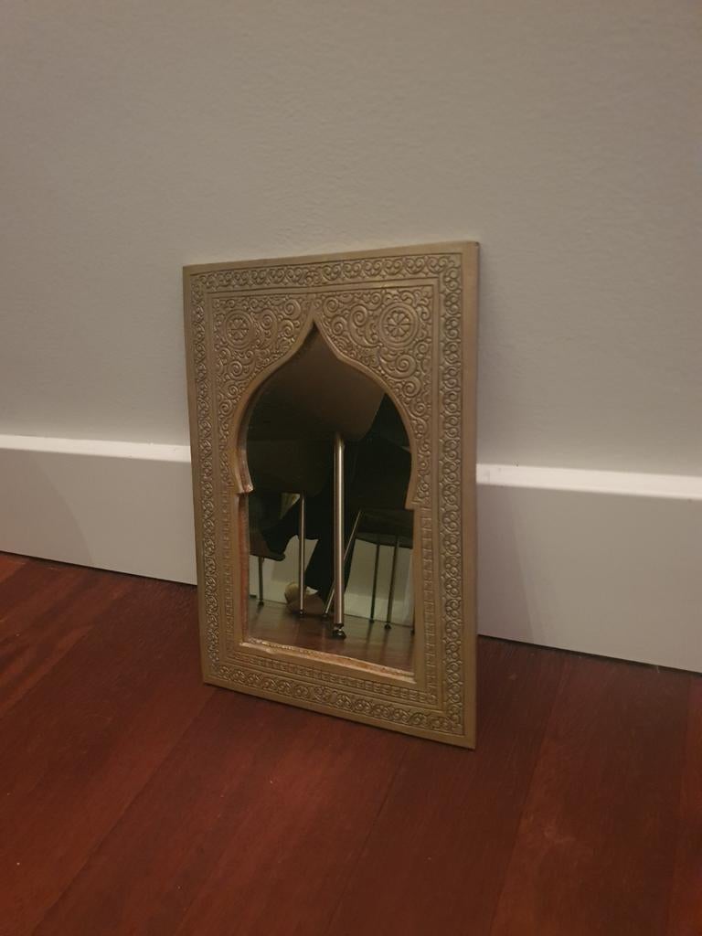Handgemaakte Marokkaanse spiegel - 27cm, Huis en Inrichting, Woonaccessoires | Spiegels, Ophalen, Minder dan 50 cm, Nieuw, Minder dan 100 cm