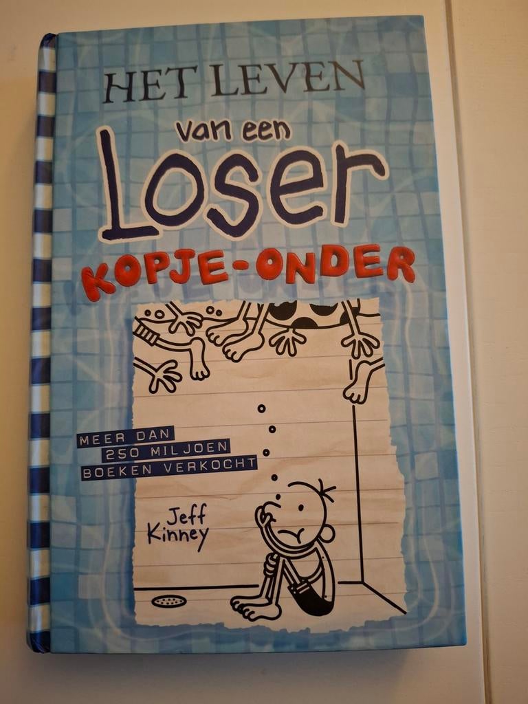 Het leven van een Loser - Kopje-onder, Ophalen of Verzenden, Zo goed als nieuw, Jeff Kinney, Fictie algemeen
