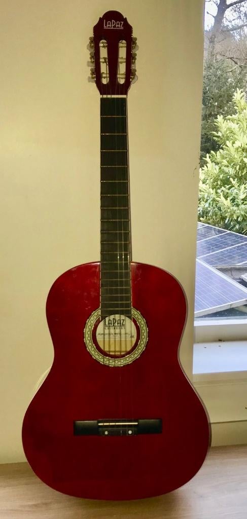 Rode gitaar La Paz, 24719, Ophalen, Zo goed als nieuw, Western- of Steelstringgitaar