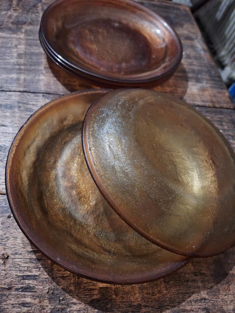 Vintage Arcoroc Sierra ontbijt bordjes, Ophalen of Verzenden