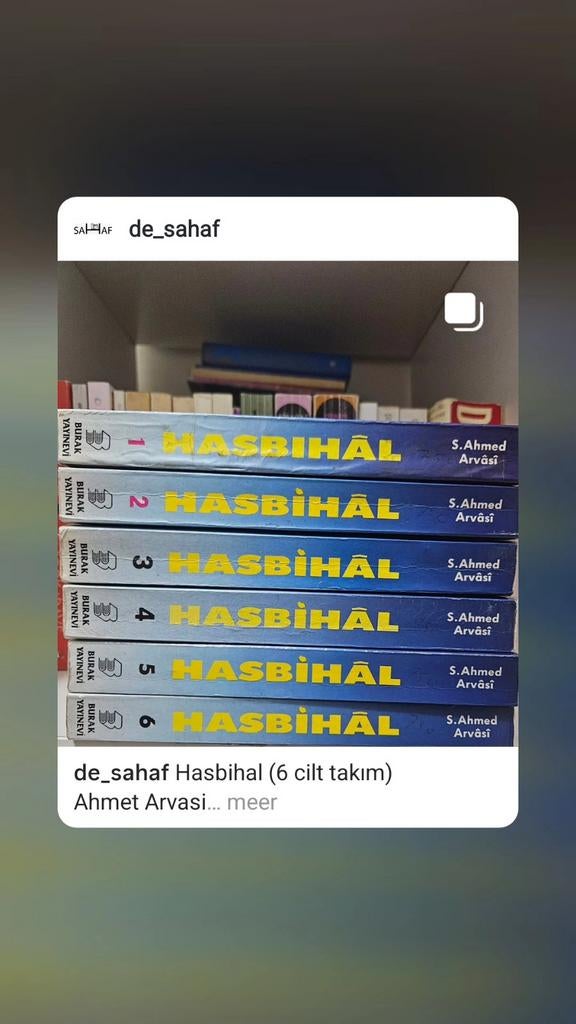 Hasbihal; Ahmet Arvasi, Verzenden