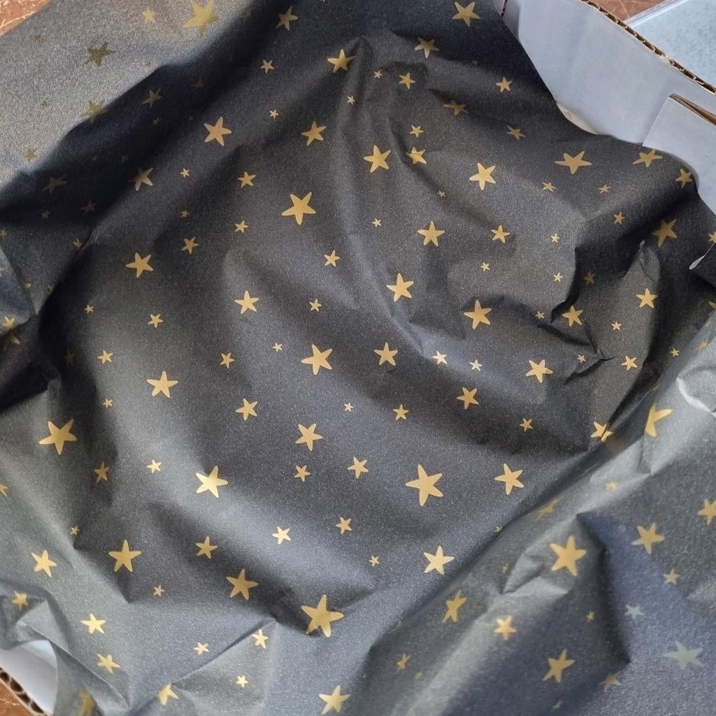 Vloeipapier sterretjes zijdevloei sparkling papier sprankels, Verzenden, Nieuw