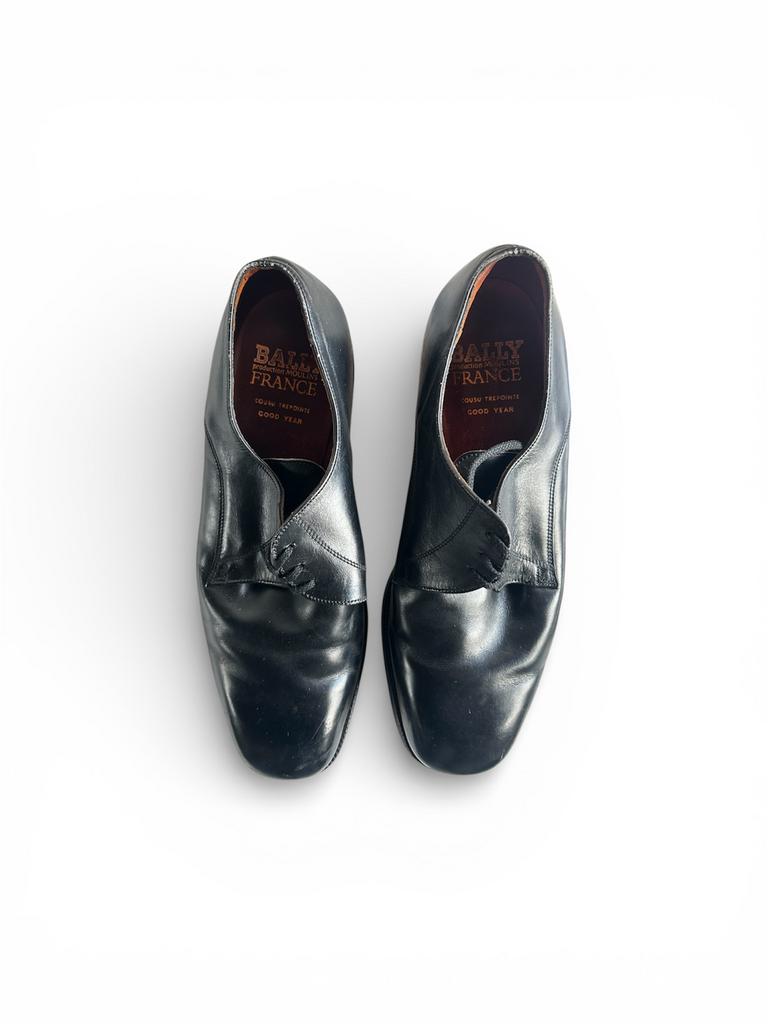Bally vintage leren schoenen in kleur zwart, Ophalen of Verzenden, Zo goed als nieuw, Zwart