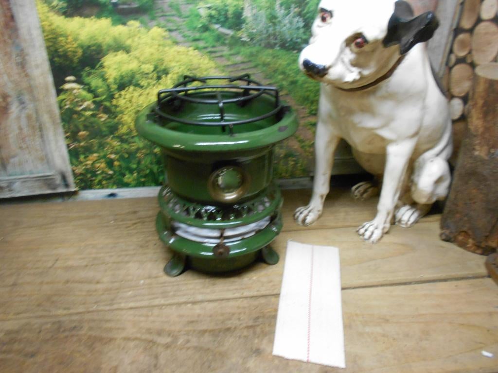 🔥oliestellen donkergroen emaille petroleumstellen🔥, Ophalen of Verzenden