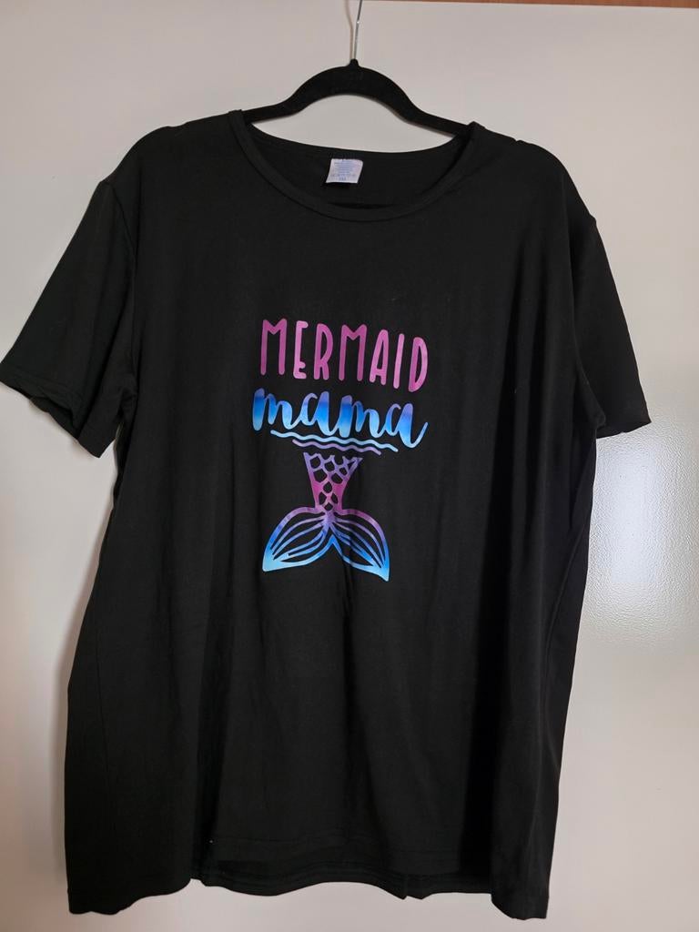 Mama Mermaid Set - Shirt 3XL & Rokje 4XL, Mermaid, Ophalen of Verzenden, Zo goed als nieuw