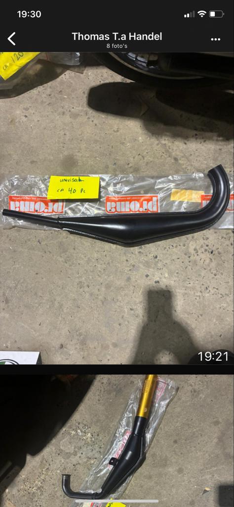 Proma uitlaat,vespa ciao???, Ophalen of Verzenden