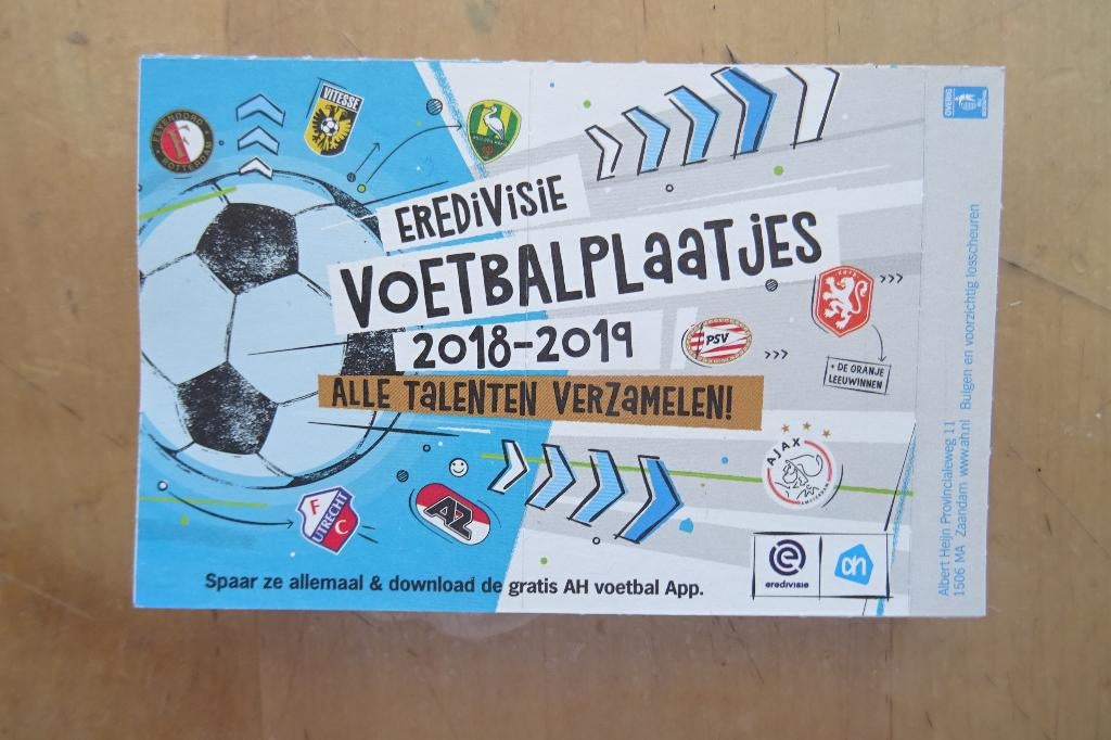 Eredivisie voetbal plaatjes AH, Albert Heijn, Ophalen