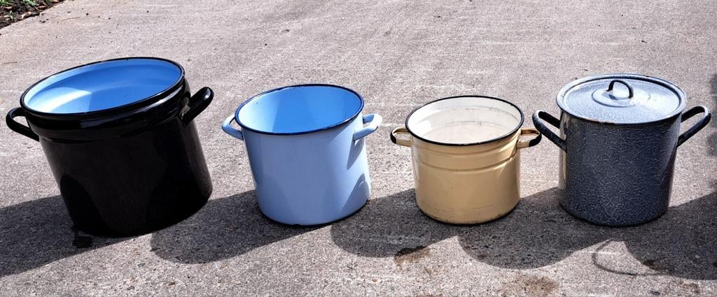 Ketel ketels emaille ketels decoratie, Verzenden