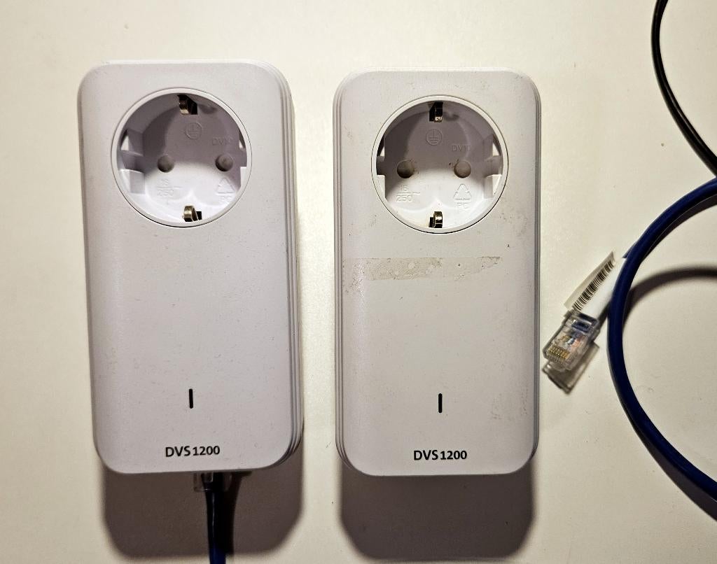 Devolo DVS 1200 Powerline Adapter 2 x, Ophalen of Verzenden, Zo goed als nieuw, Devolo