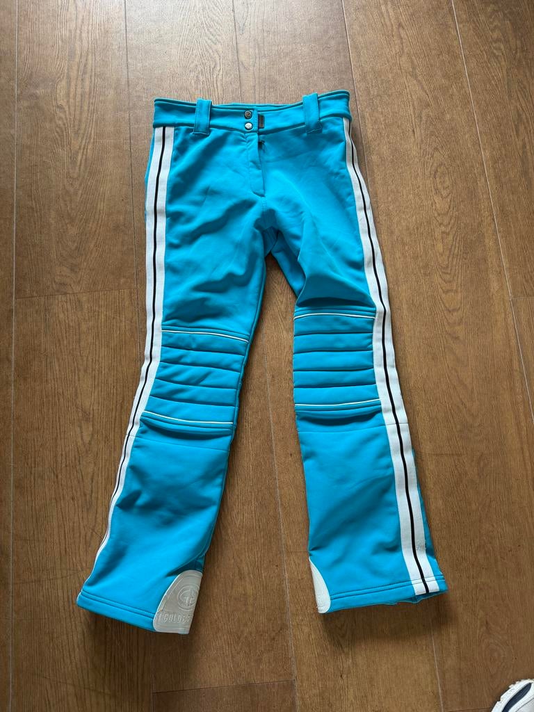 Goldbergh Pipa Skibroek Blauw Turquoise Wit Maat 40, Kleding | Dames, Wintersportkleding, Ophalen of Verzenden, Zo goed als nieuw