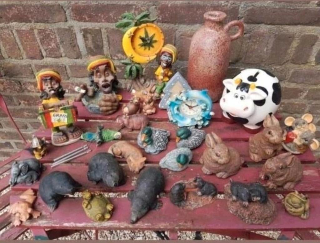 Grote partij (met name) dierenbeeldjes. Dieren beeld beeldje, Ophalen of Verzenden, Zo goed als nieuw, Wild dier, Beeldje of Figuurtje