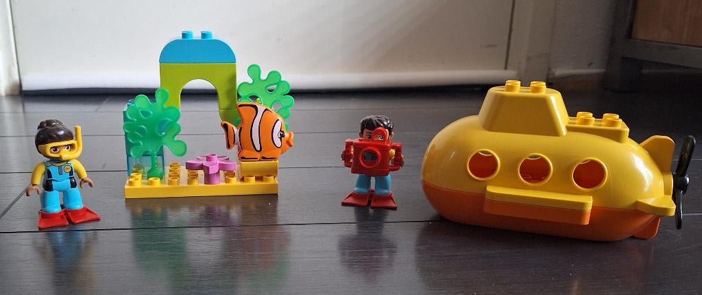 Duplo Avontuur met de onderzeeer 10910, Ophalen of Verzenden, Zo goed als nieuw, Complete set, Duplo