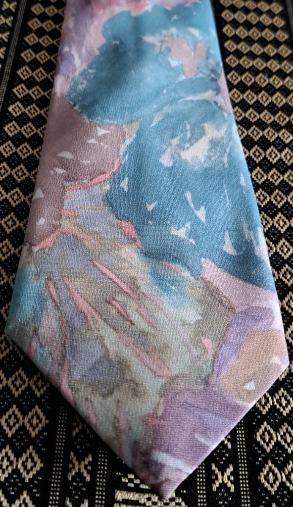 ABN AMRO Bank stropdas Freight Show '91 7,95, Ophalen of Verzenden, Nieuw, Gebruiksvoorwerp