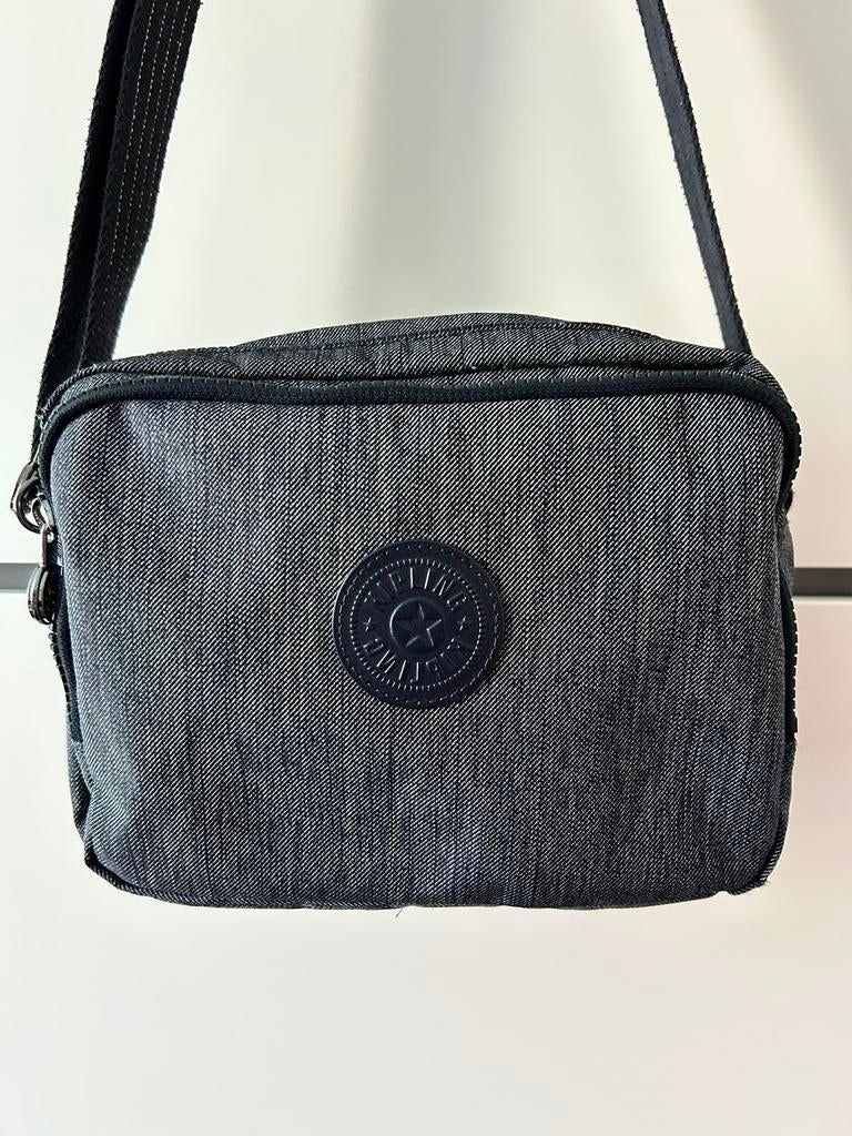 Kipling Silen Crossbodytas/Schoudertas Denim Als nieuw, Ophalen of Verzenden, Zo goed als nieuw, Blauw, Kipling