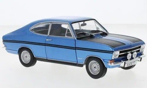 Opel Kadett B Rallye 1967 Blauw/Zwart, Ophalen of Verzenden, Nieuw, Auto, Overige merken