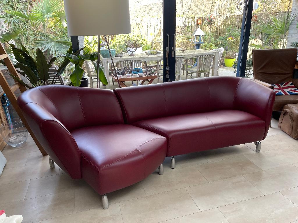 leolux Pupilla. Refurbished, 250 tot 300 cm, 125 tot 150 cm, Hoekbank, Driepersoons