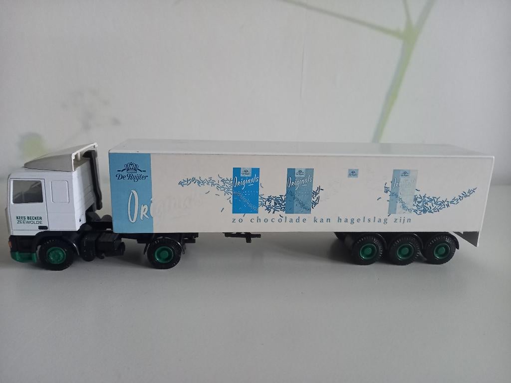 Daf xf met oplegger de Ruijter, Ophalen of Verzenden, Gebruikt, Bus of Vrachtwagen, Lion Toys