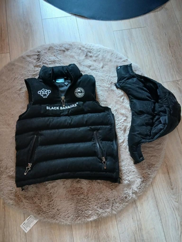 Black Bananas Bodywarmer -, Kleding | Heren, Zwart, Overige maten, Ophalen of Verzenden, Zo goed als nieuw