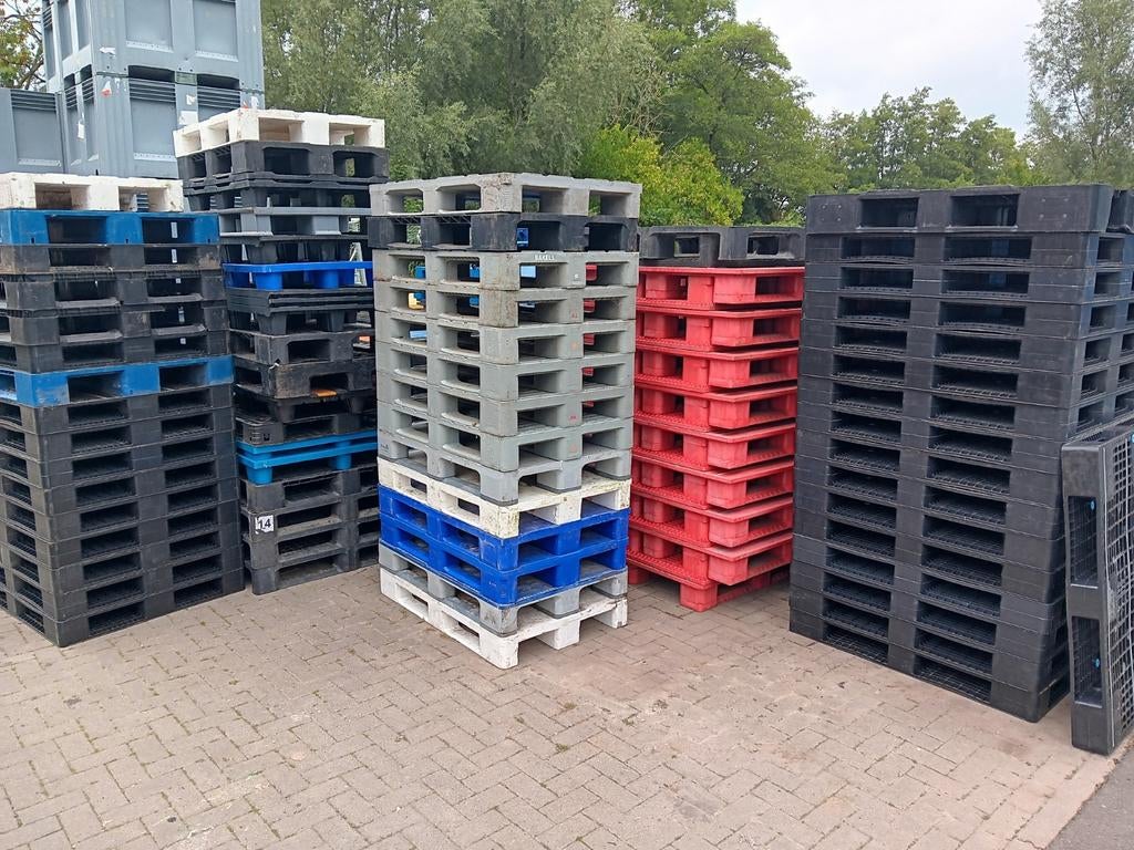 Kunststof pallets ruim assortiment, Doe-het-zelf en Verbouw, Platen en Panelen, Ophalen, Ae, Gebruikt, Ae