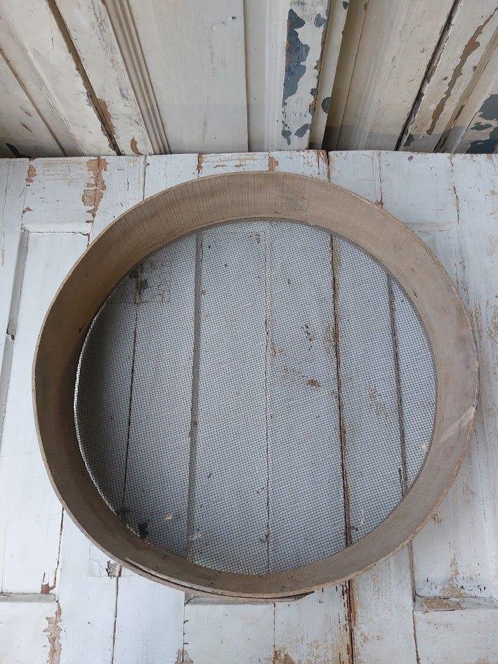 Oude houten zeef, Ophalen of Verzenden