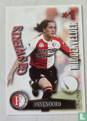 Spelerskaart Feyenoord - Gill Swerts 2003, Ophalen of Verzenden, Zo goed als nieuw, Feyenoord, Spelerskaart