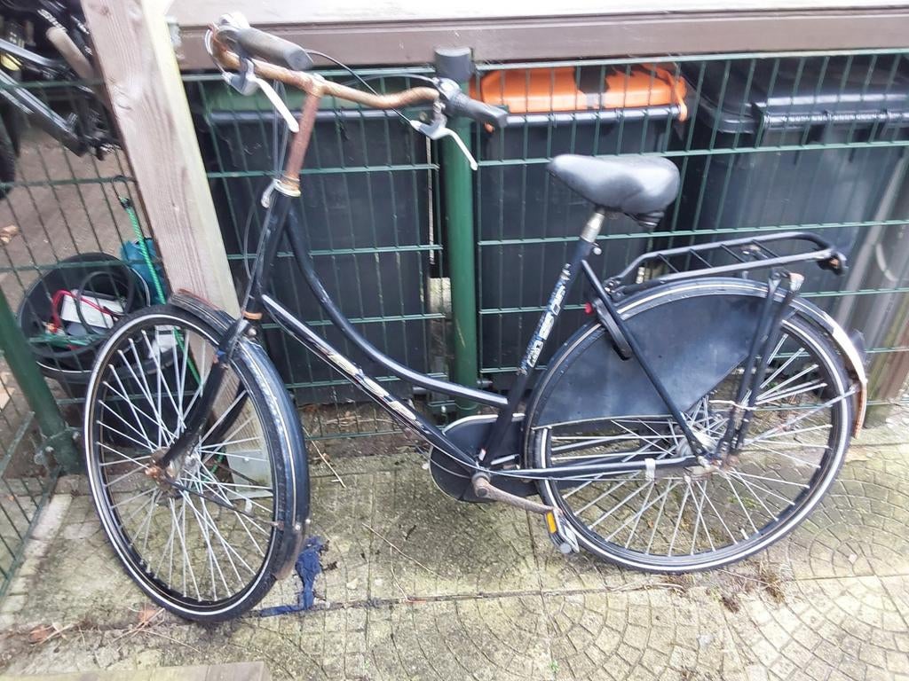 Omafiets - stationsfiets/kroegenfiets, Ophalen, Onbekend, Versnellingen, 53 tot 56 cm