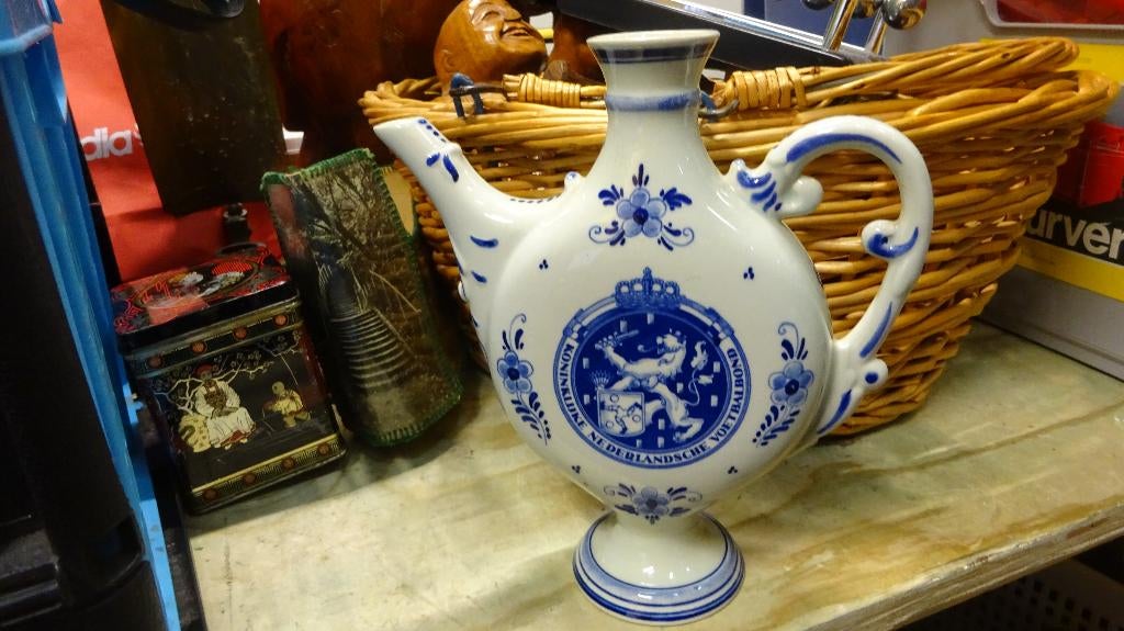 Delfts blauw kruikje KNVB, Ophalen of Verzenden