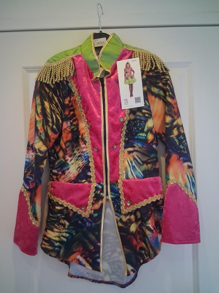 Carnavalsjas dames maat S *NIEUW*, Carnaval, Nieuw, Ophalen of Verzenden, Kleding