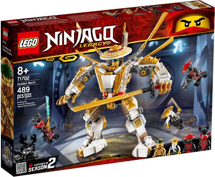 Lego Ninjago set 71702 Gouden mech, Kinderen en Baby's, Speelgoed | Duplo en Lego, Nieuw, Lego, Complete set, Ophalen of Verzenden
