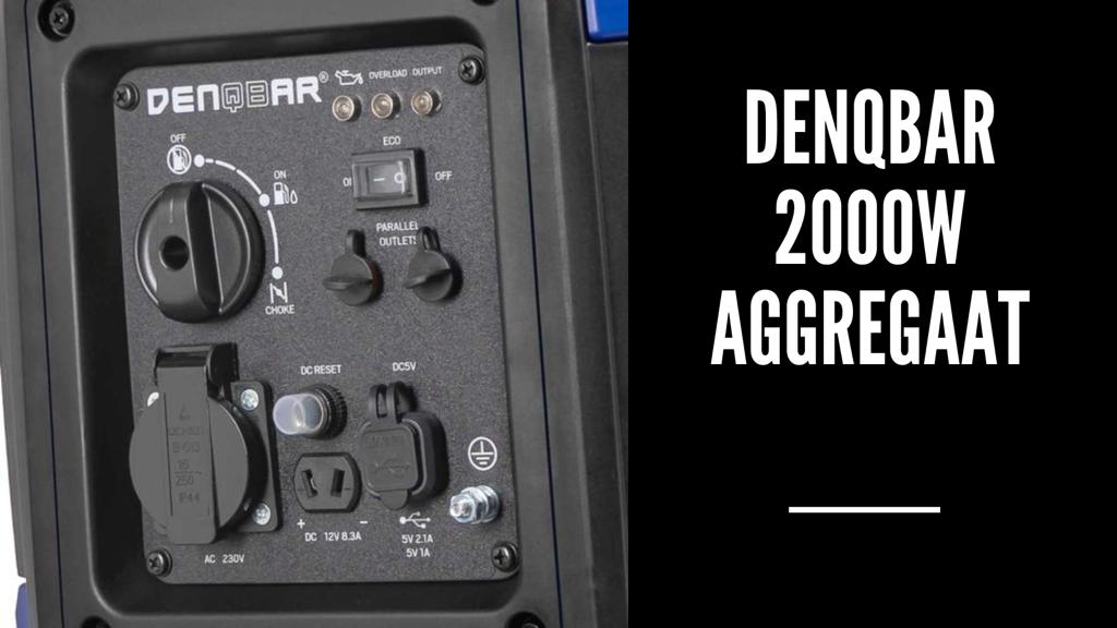 Generator/Aggregaat Denqbar 2,0 kW inverter, Ophalen, Benzine, Nieuw, Geluidgedempt